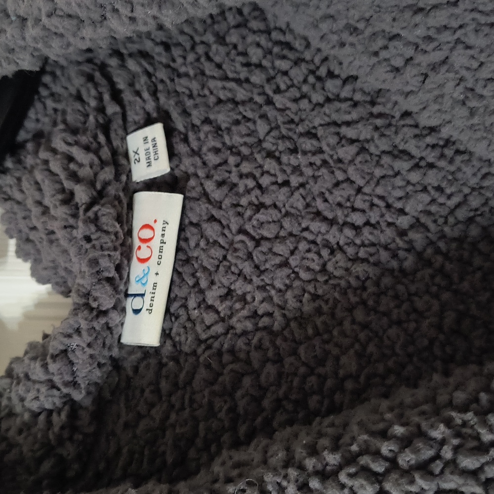Denim & Company Suede Coat - Picture 2 of 6